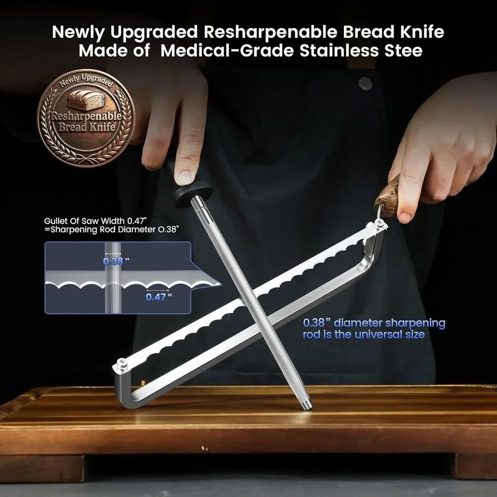 Bread Bow Knife Sharp Cutter Japan Designed Bread Cutter 4